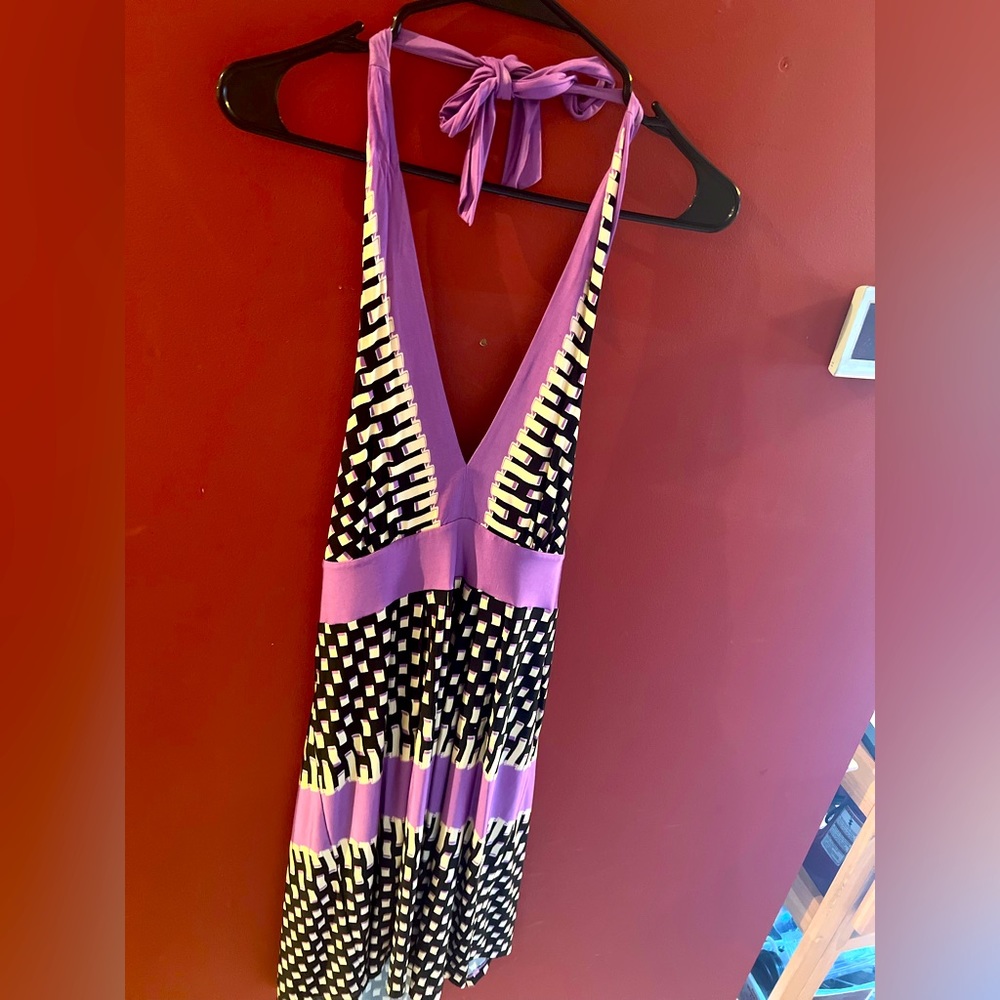 Y2K BCBG Halter Dress